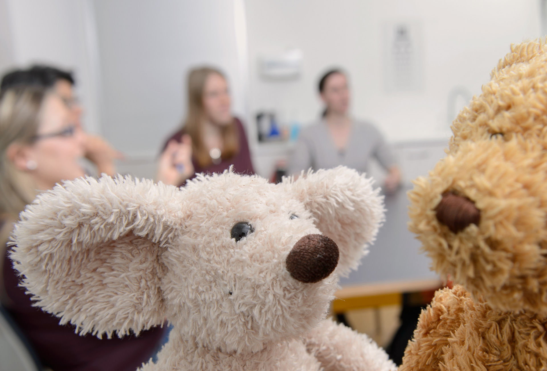 Interne Seite: Unser Team besteht aus fünf Kinderärztinnen und mehreren Praxisassistentinnen. Eine Ärztin in Weiterbildung unterstützt uns für jeweils ein bis zwei Jahre.